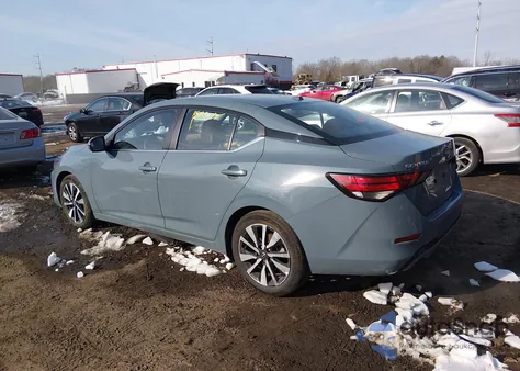 2025 Nissan Sentra Sv из США, поврежденный, VIN 3N1AB8CV8SY293257